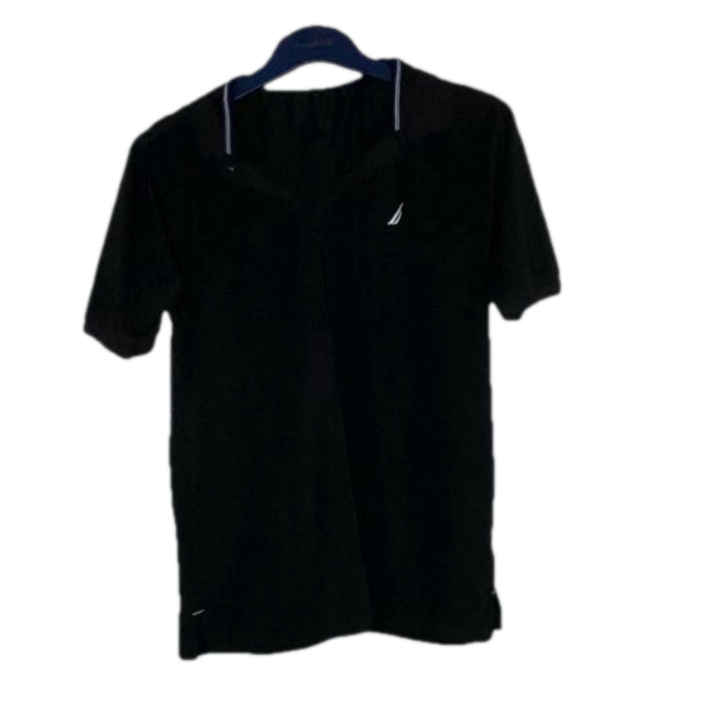 Kids Nautica Black Polo Shirt Size Large